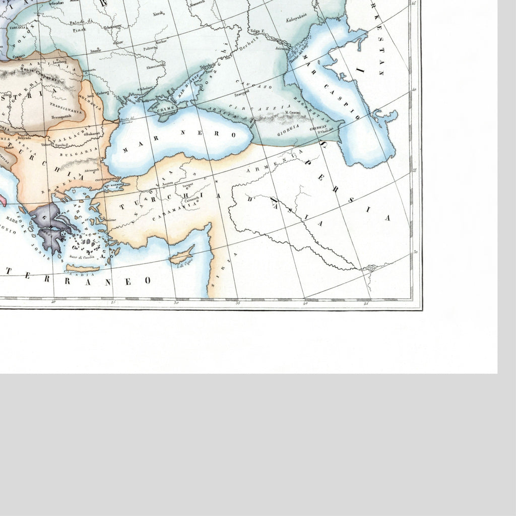 Kirchenatlas | Europa | Vintage Map