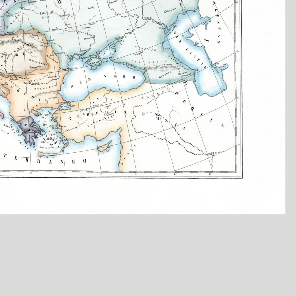 Kirchenatlas | Europa | Vintage Map