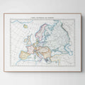 Kirchenatlas | Europa | Vintage Map