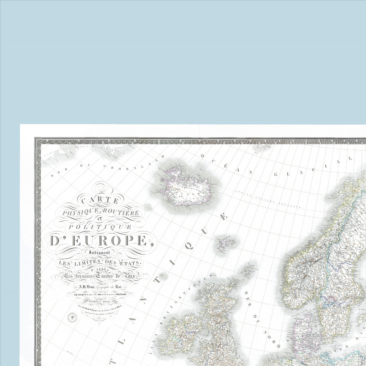 Europa Landkarte | Politische und Physische Landkarte Europas