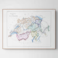 Kirchenatlas | Schweiz | Vintage Map