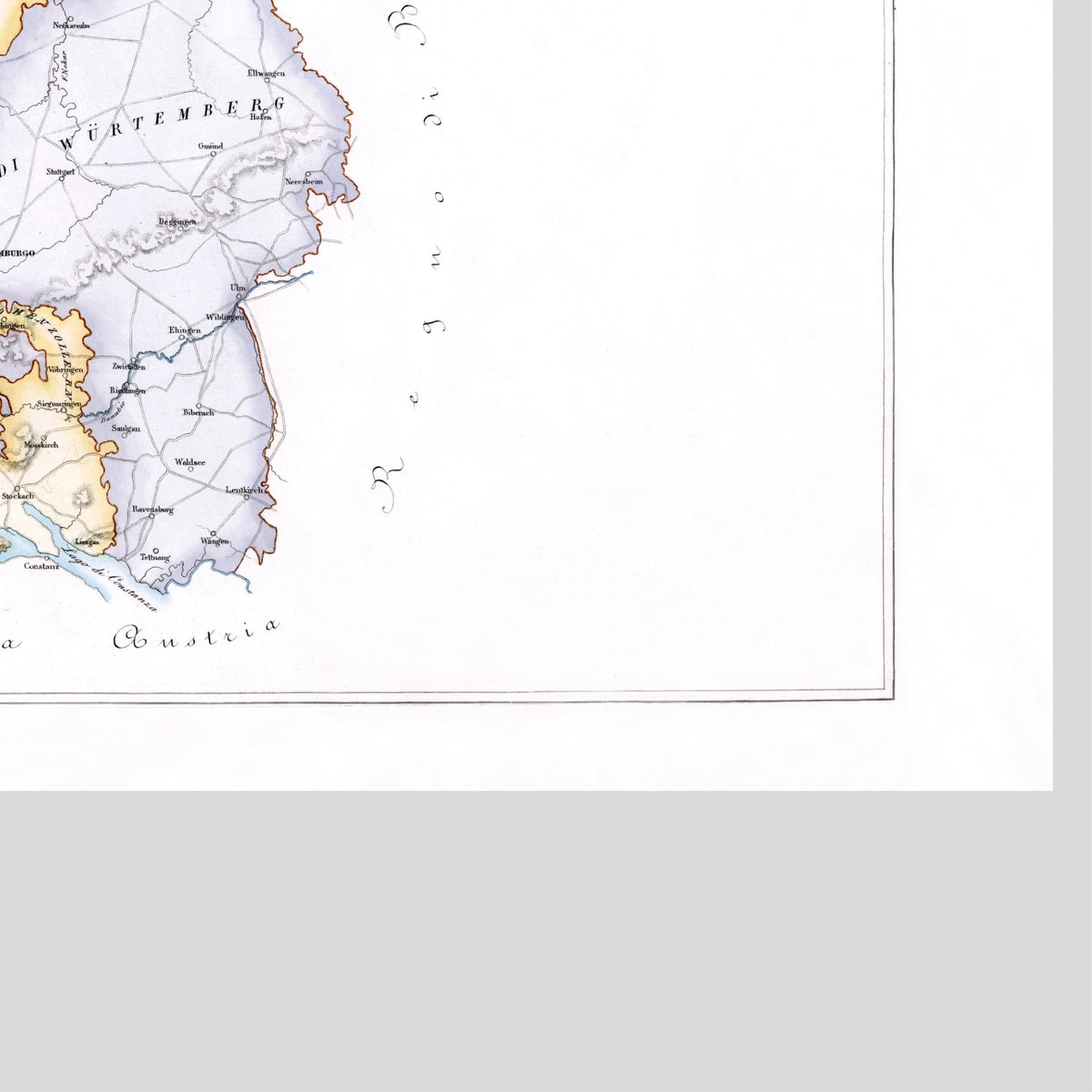 Kirchenatlas | Freiburg | Vintage Map