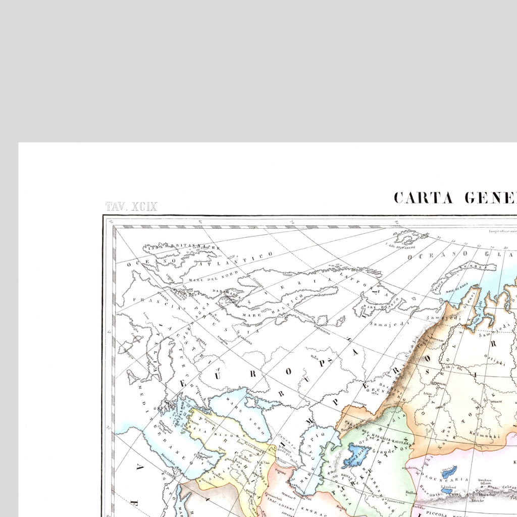 Kirchenatlas | Asien | Vintage Map