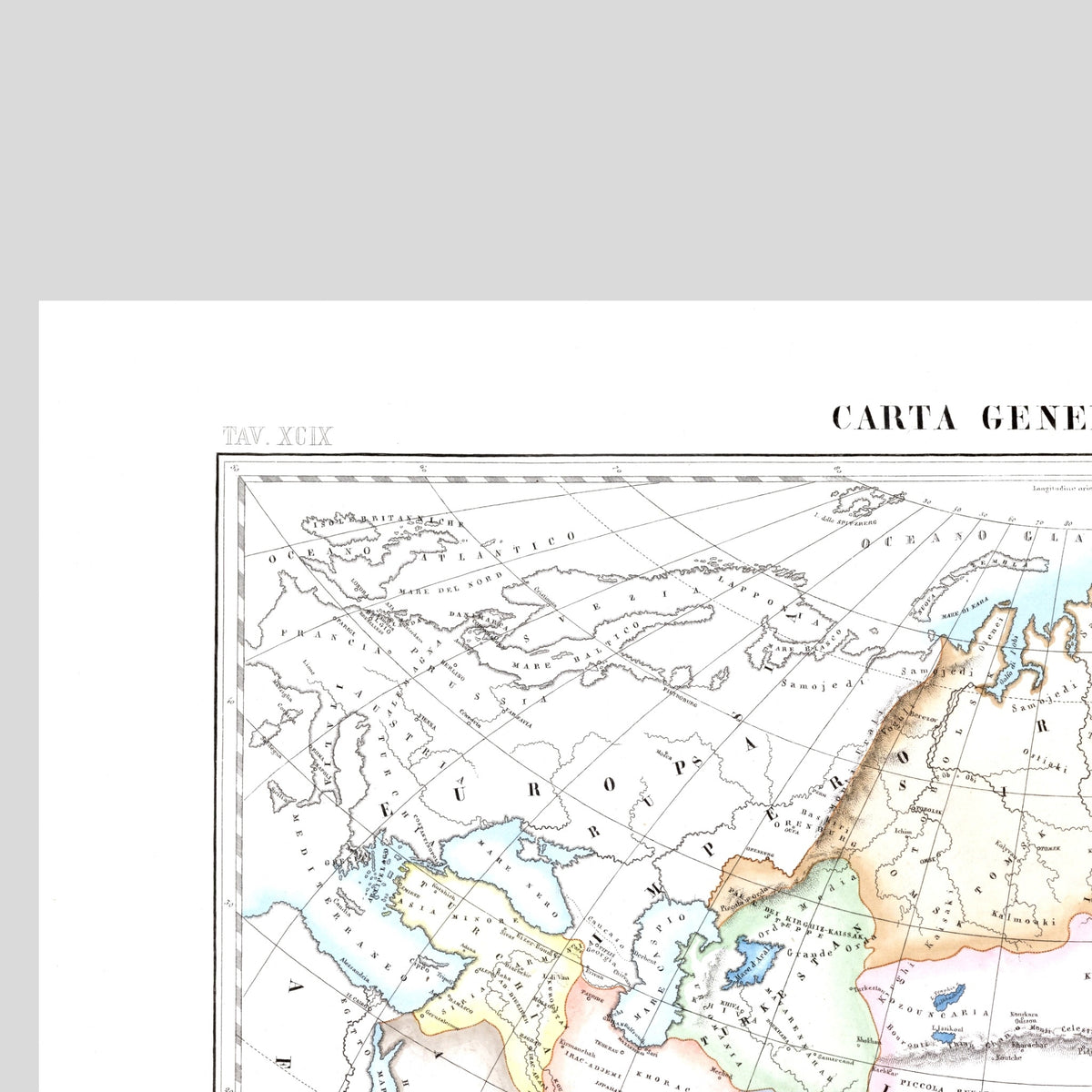 Kirchenatlas | Asien | Vintage Map