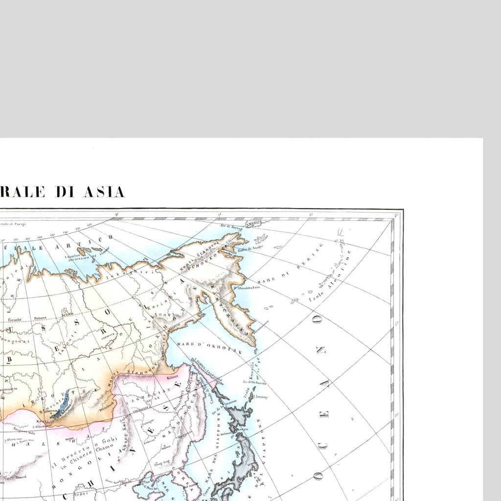 Kirchenatlas | Asien | Vintage Map