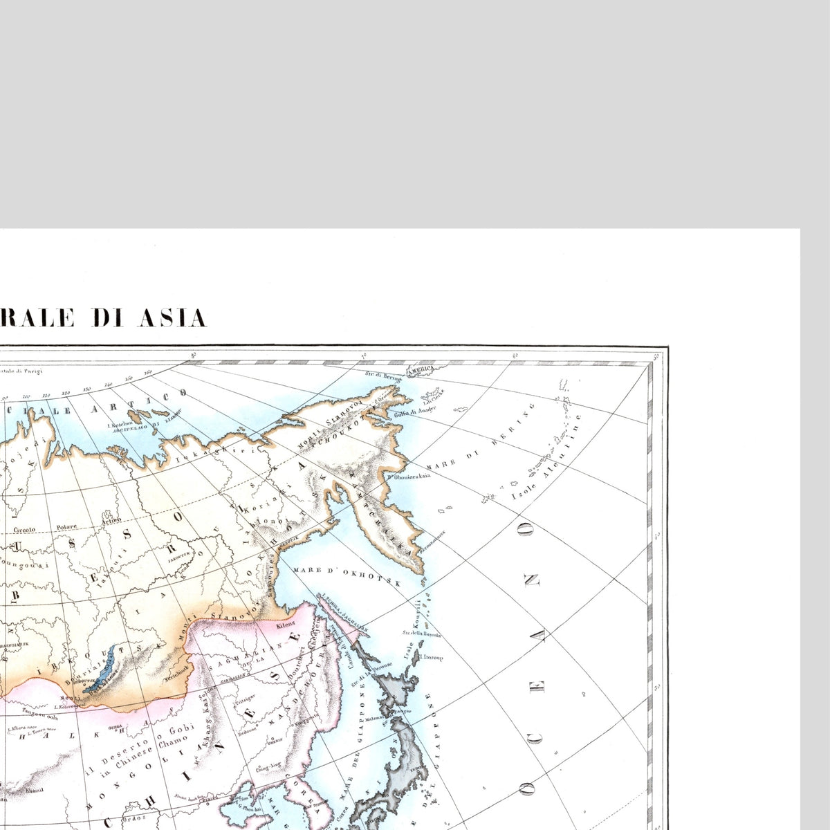 Kirchenatlas | Asien | Vintage Map