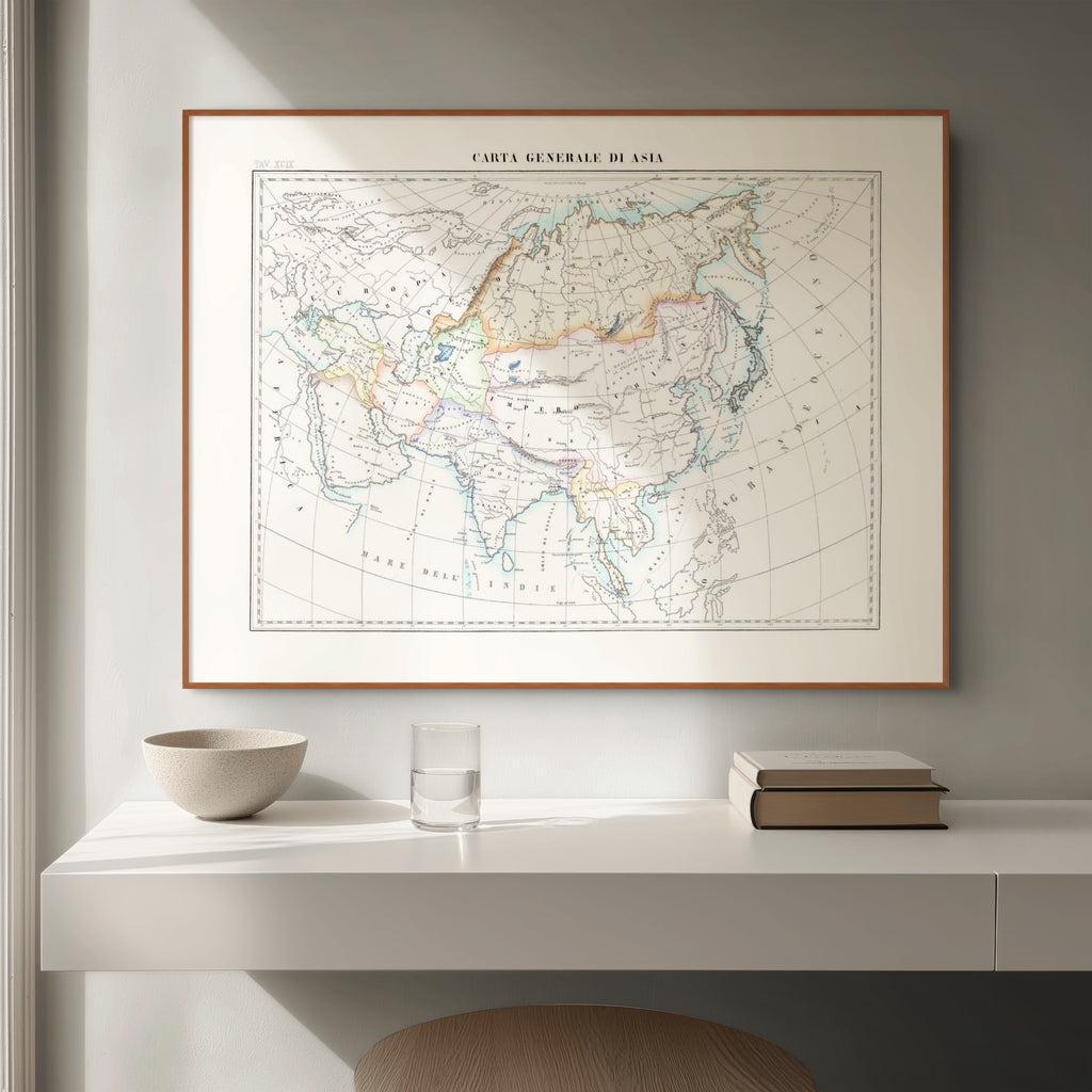 Kirchenatlas | Asien | Vintage Map