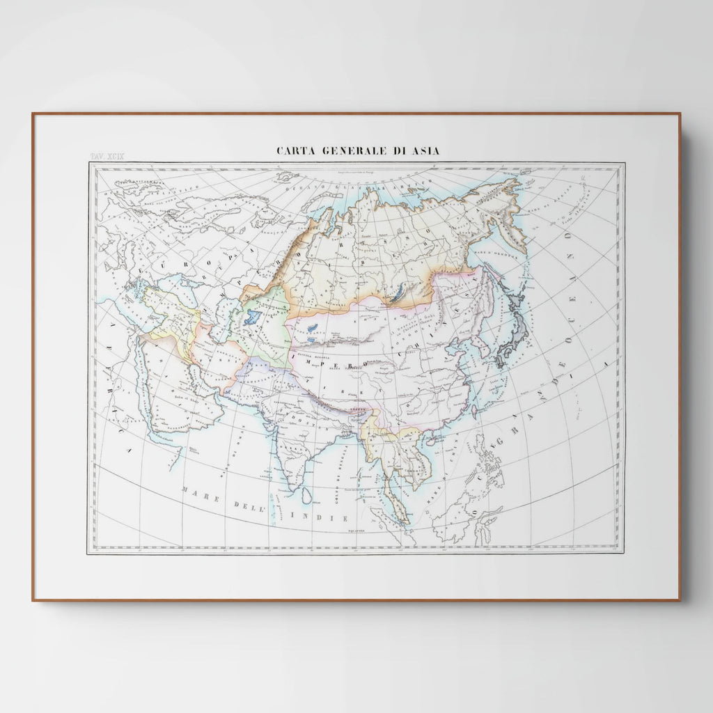Kirchenatlas | Asien | Vintage Map