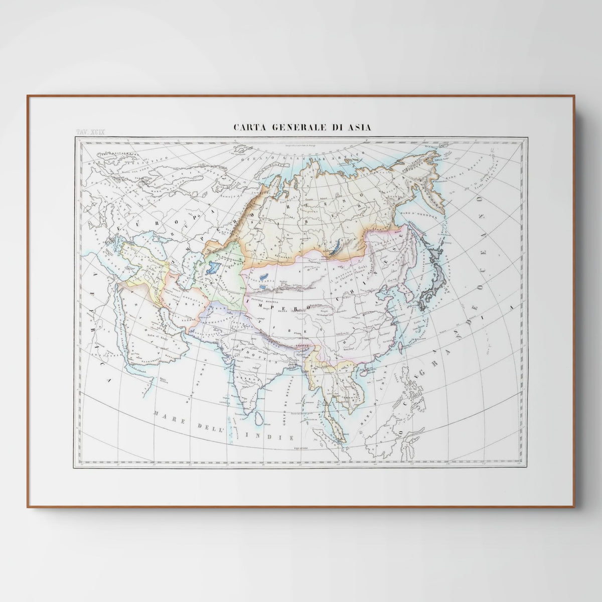 Kirchenatlas | Asien | Vintage Map