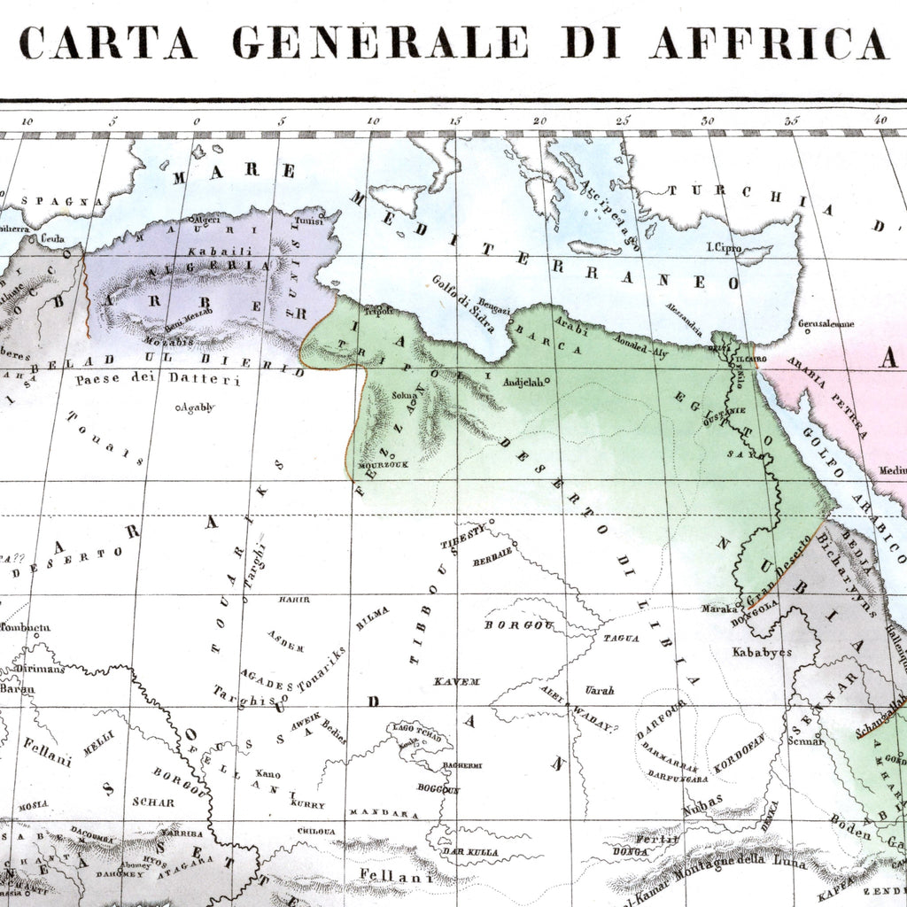Kirchenatlas | Afrika | Vintage Map