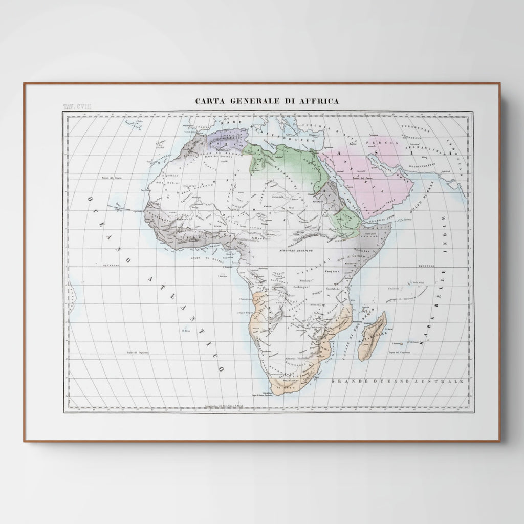 Kirchenatlas | Afrika | Vintage Map