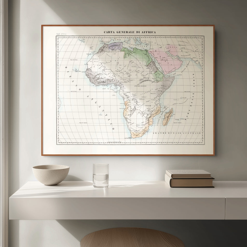 Kirchenatlas | Afrika | Vintage Map