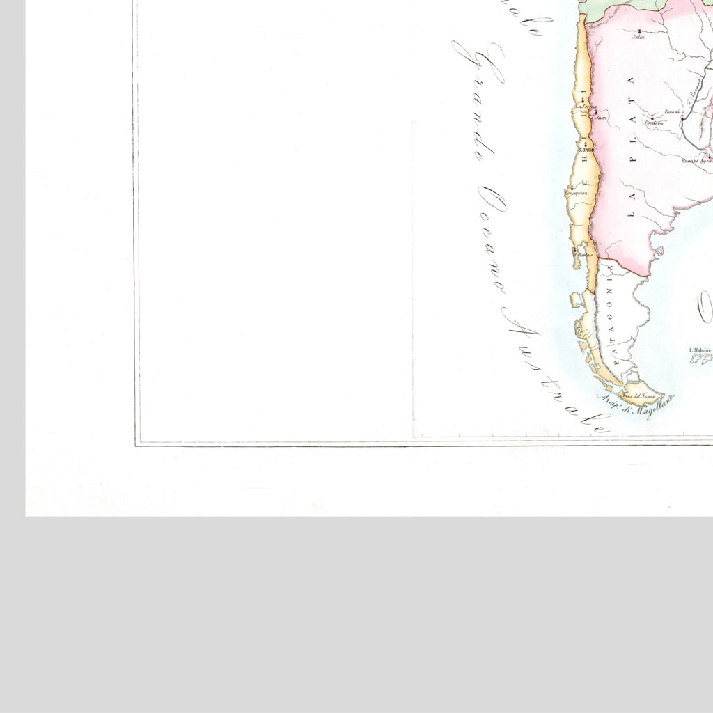 Kirchenatlas | Süd-Amerika | Vintage Map