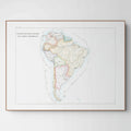 Kirchenatlas | Süd-Amerika | Vintage Map
