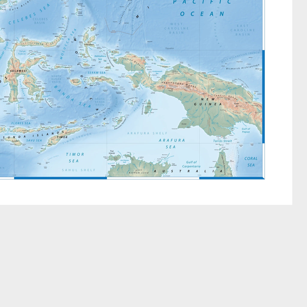 Landkarte der Inselwelt Südost-Asiens | 2025