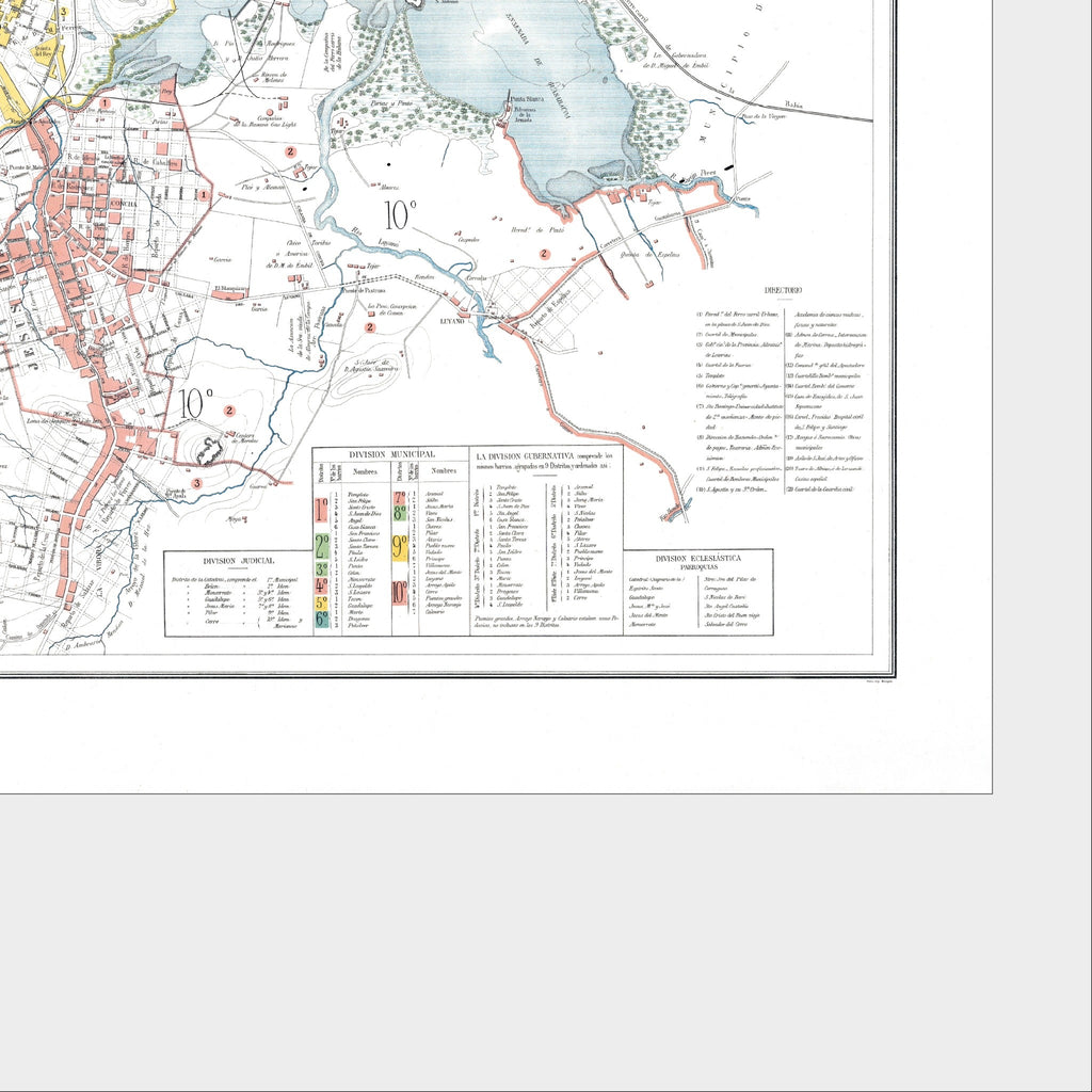 Havanna | Stadtplan | Vintage Map | 1881