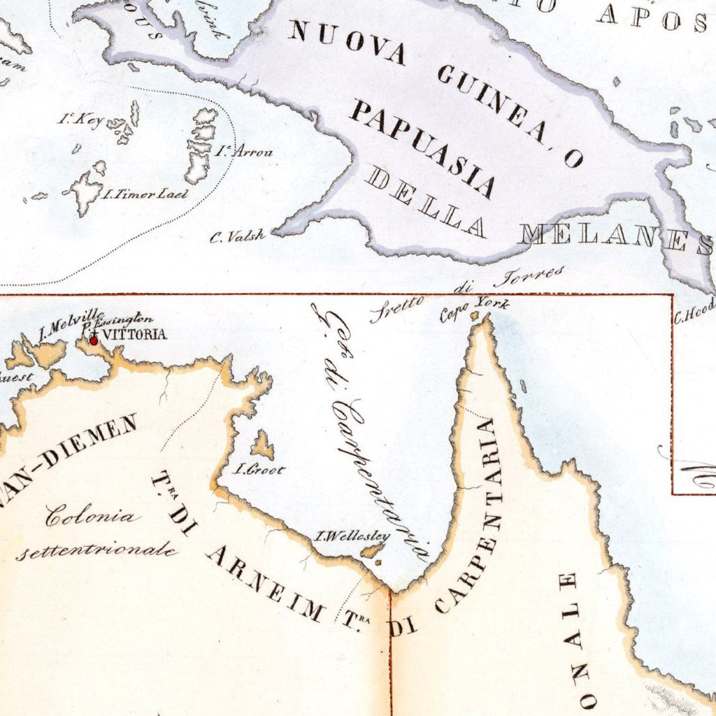 Kirchenatlas | Australien | Vintage Map