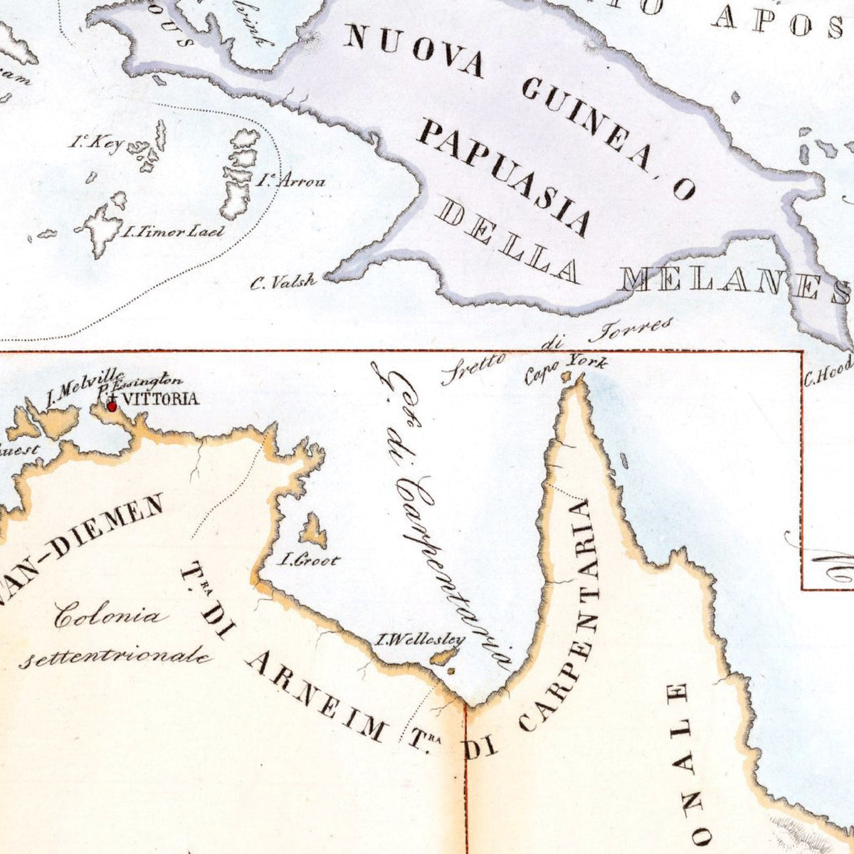 Kirchenatlas | Australien | Vintage Map