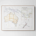 Kirchenatlas | Australien | Vintage Map