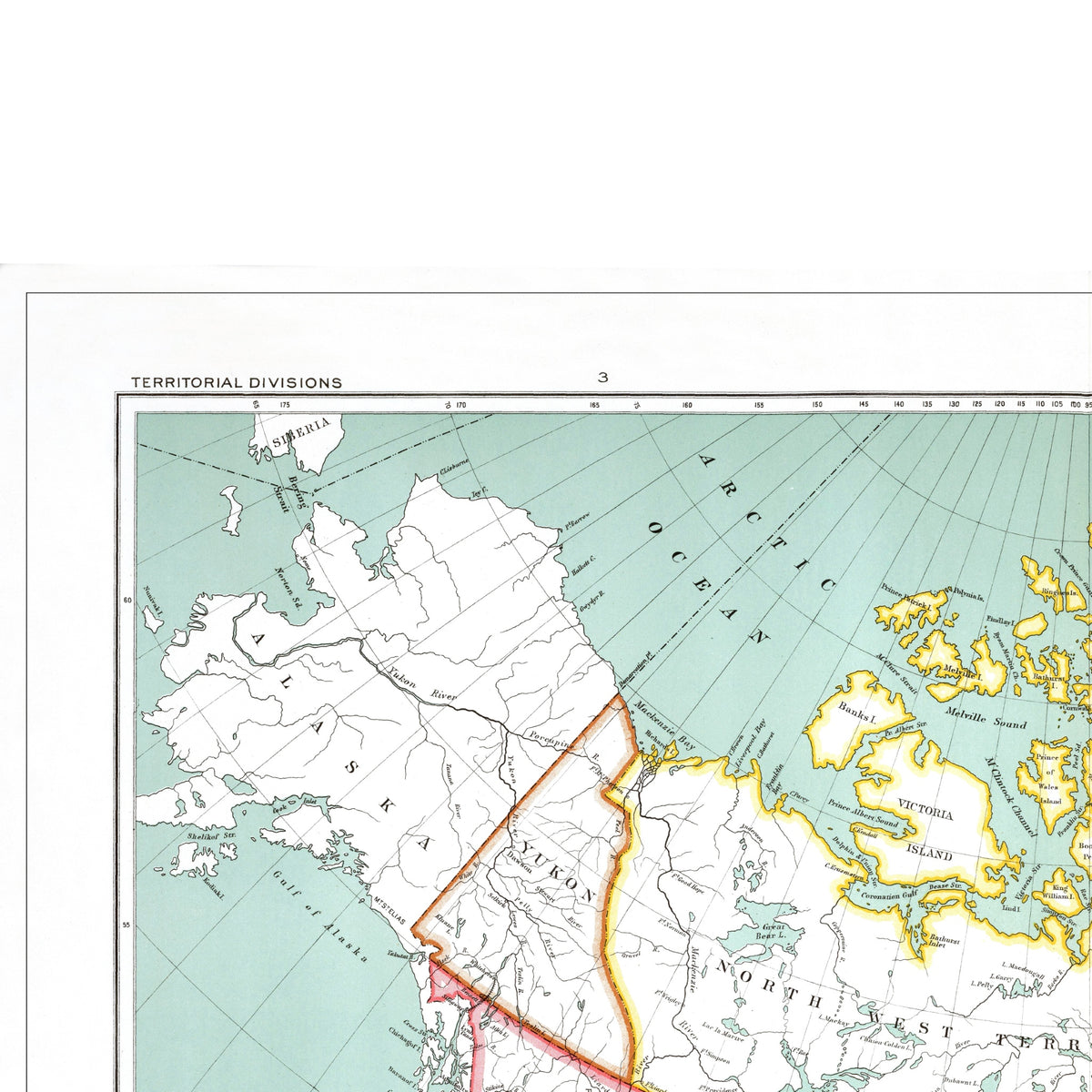 Kanada |  Provinzen | Territorien | Vintage Map