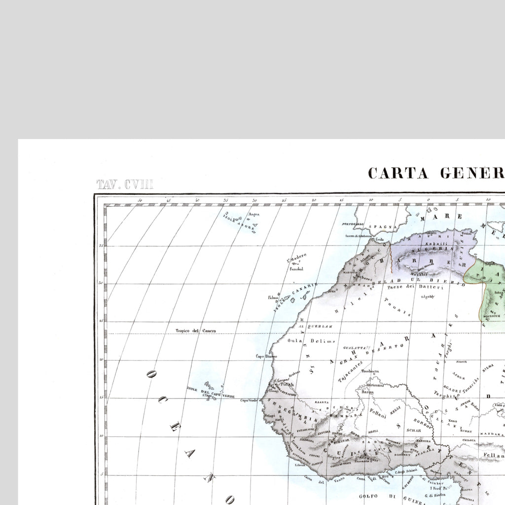 Kirchenatlas | Afrika | Vintage Map