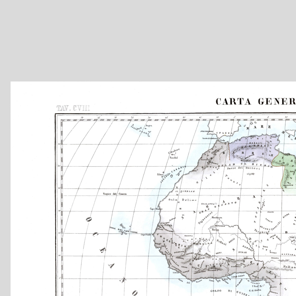 Kirchenatlas | Afrika | Vintage Map