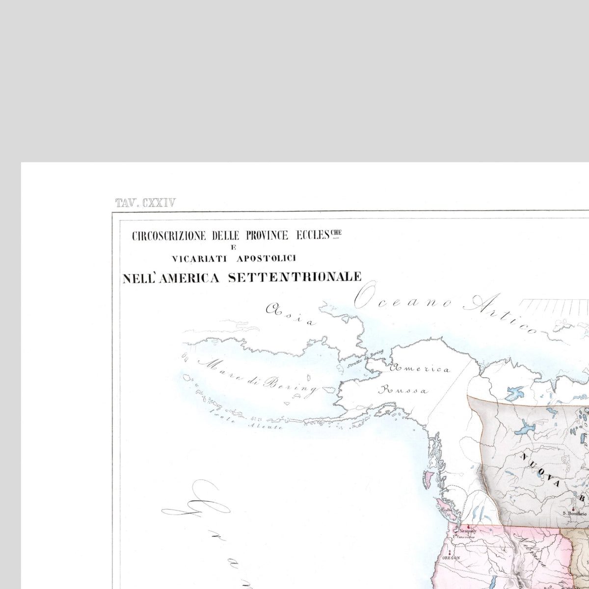 Kirchenatlas | Nord-Amerika | Vintage Map