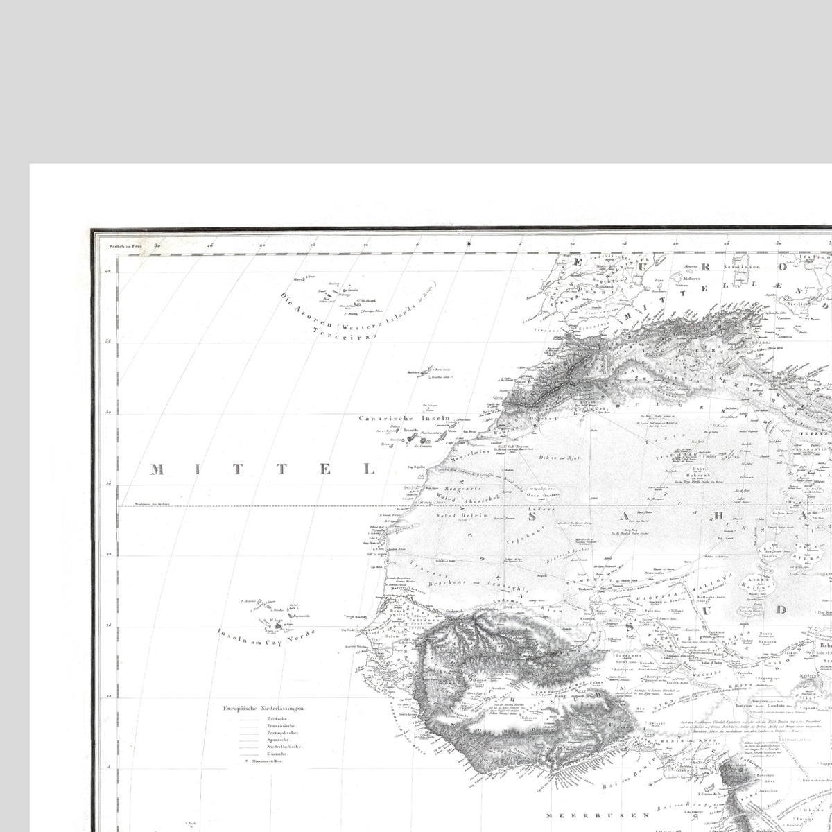 Afrika Landkarte | 1826
