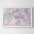 Paris | 1900 | Übersichtskarte | Vintage Map