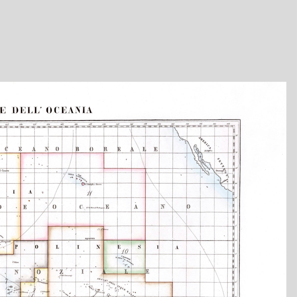 Kirchenatlas | Australien | Ozeanien | Vintage Map