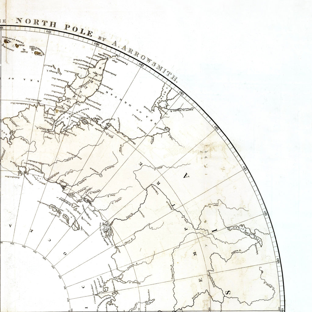 Arktis-Landkarte | 1818 | Vintage Map