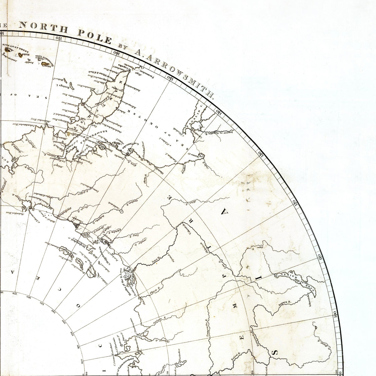 Arktis-Landkarte | 1818 | Vintage Map