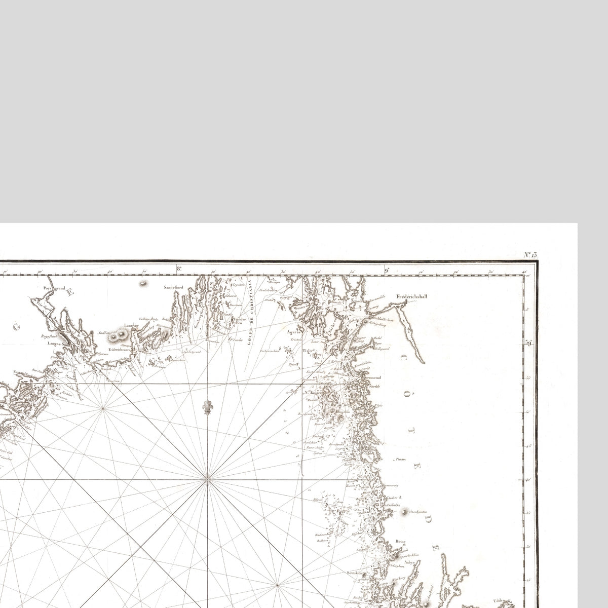 Skagerark | Seekarte | Karte von 1812