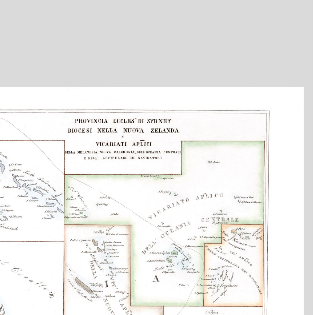 Kirchenatlas | Australien | Vintage Map