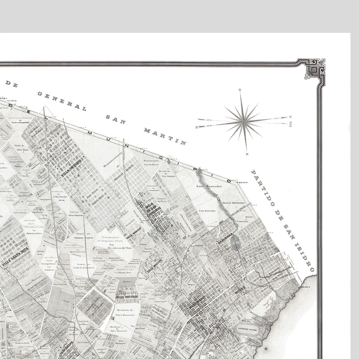 Buenos Aires | Argentinien | Stadtplan | Vintage Map