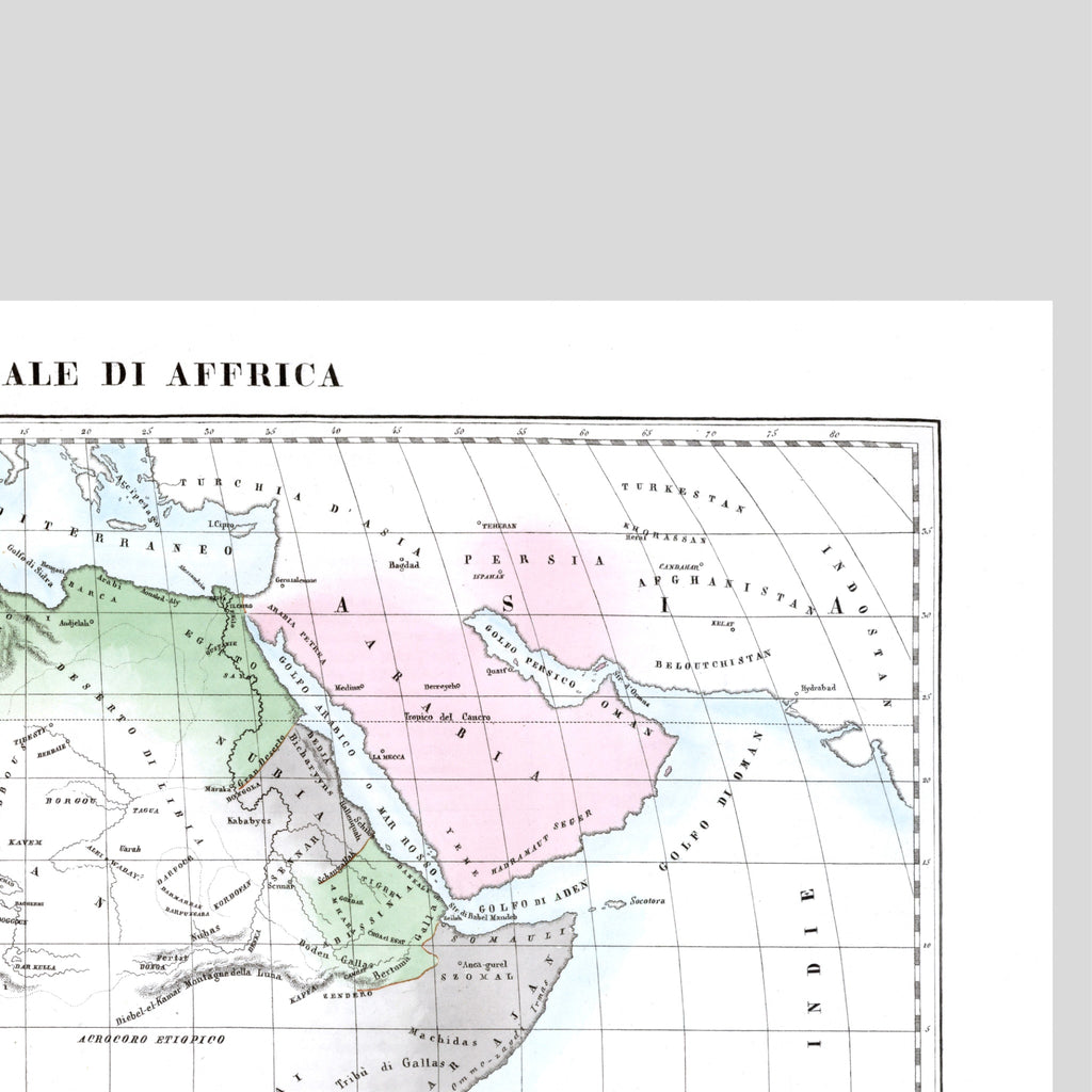 Kirchenatlas | Afrika | Vintage Map