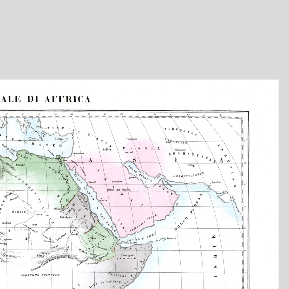 Kirchenatlas | Afrika | Vintage Map