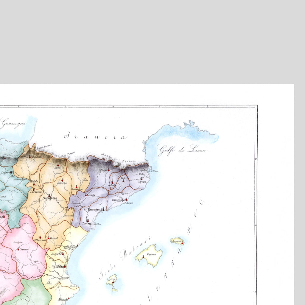Kirchenatlas | Spanien | Portugal | Vintage Map