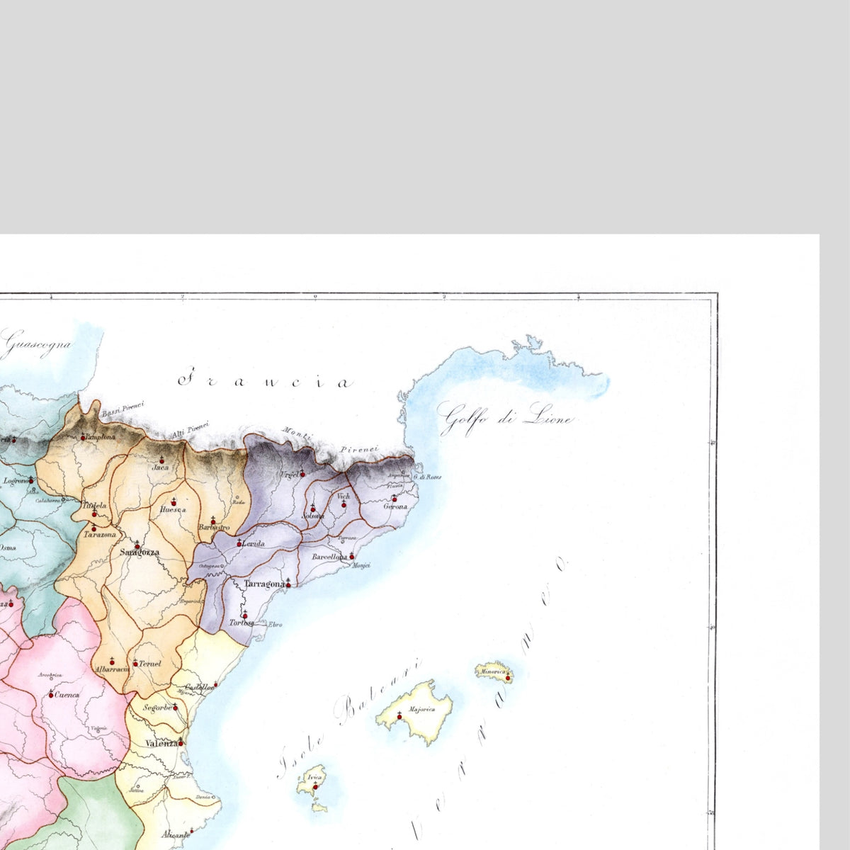 Kirchenatlas | Spanien | Portugal | Vintage Map