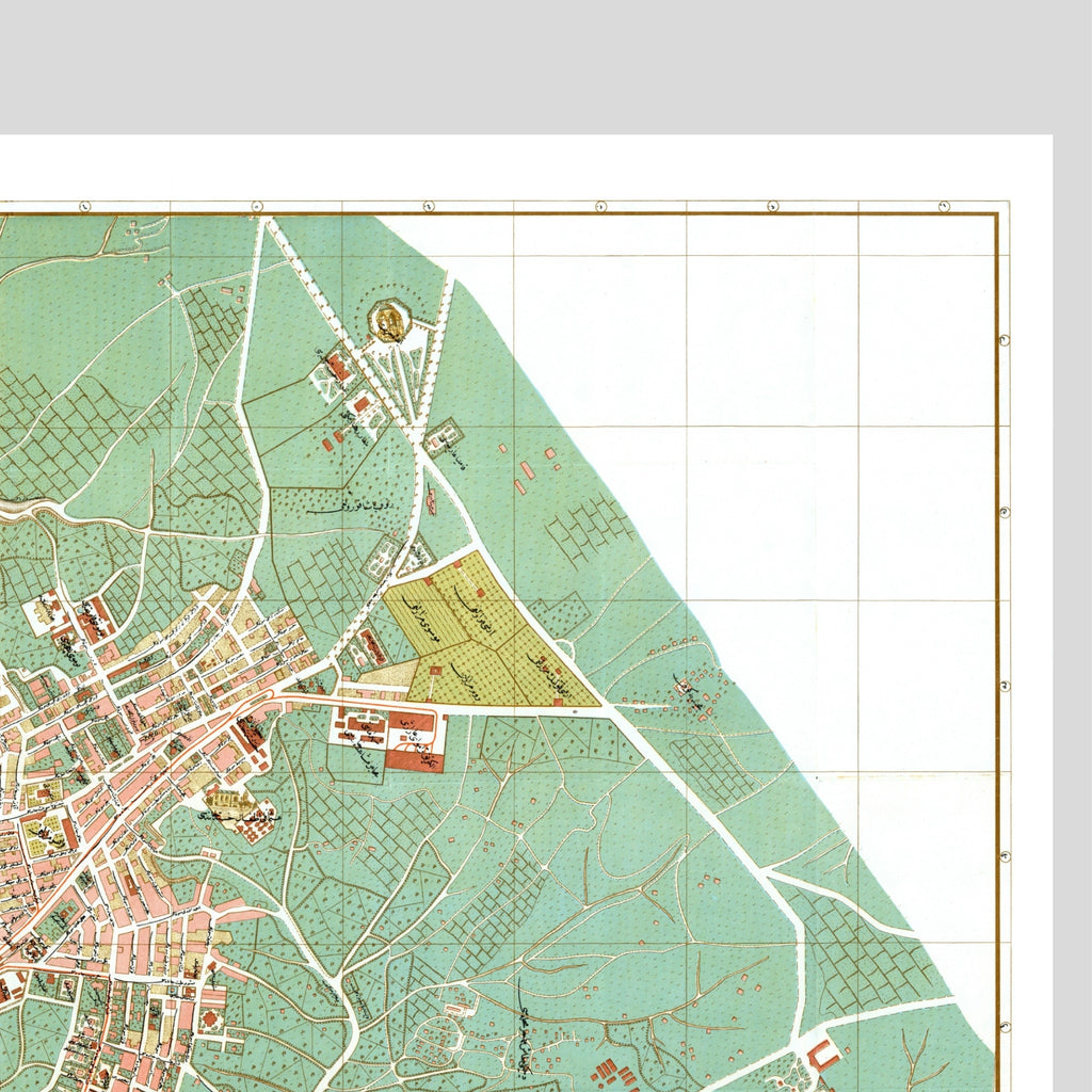 Istanbul Beyoğlu 1918 | Historischer Stadtplan