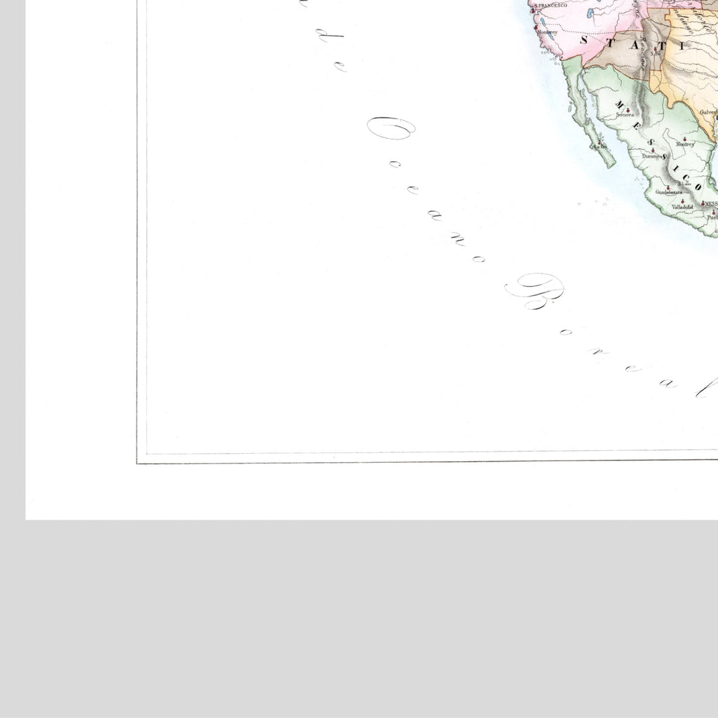 Kirchenatlas | Nord-Amerika | Vintage Map