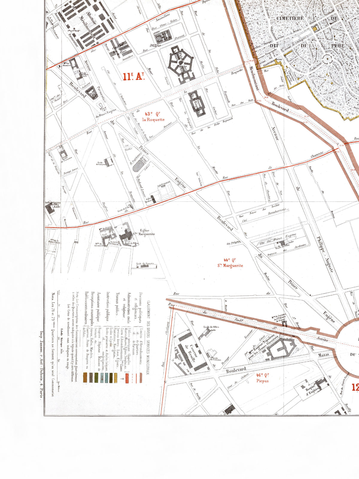 Haussmann | Paris | 16. Arrondissement | Vintage Map