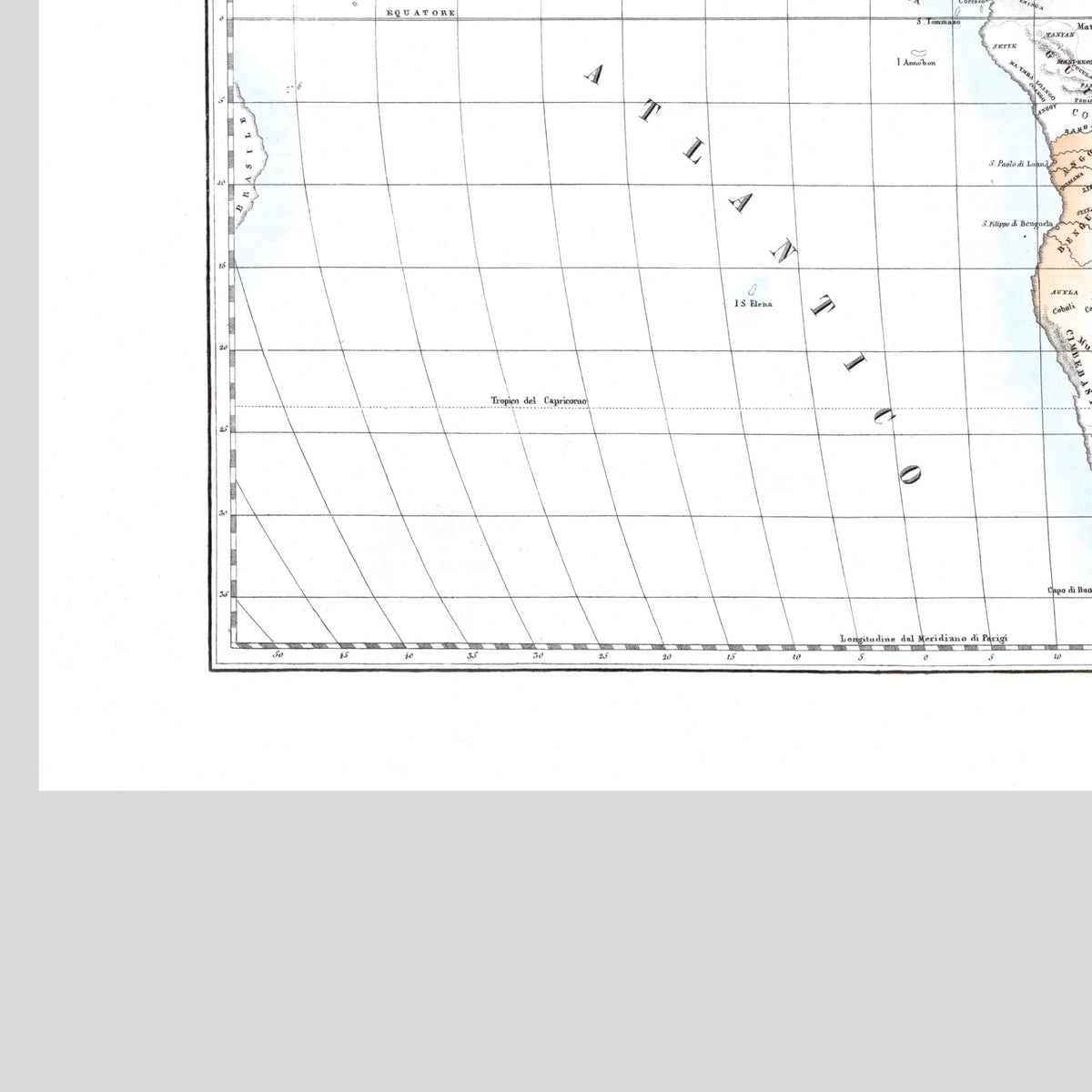 Kirchenatlas | Afrika | Vintage Map
