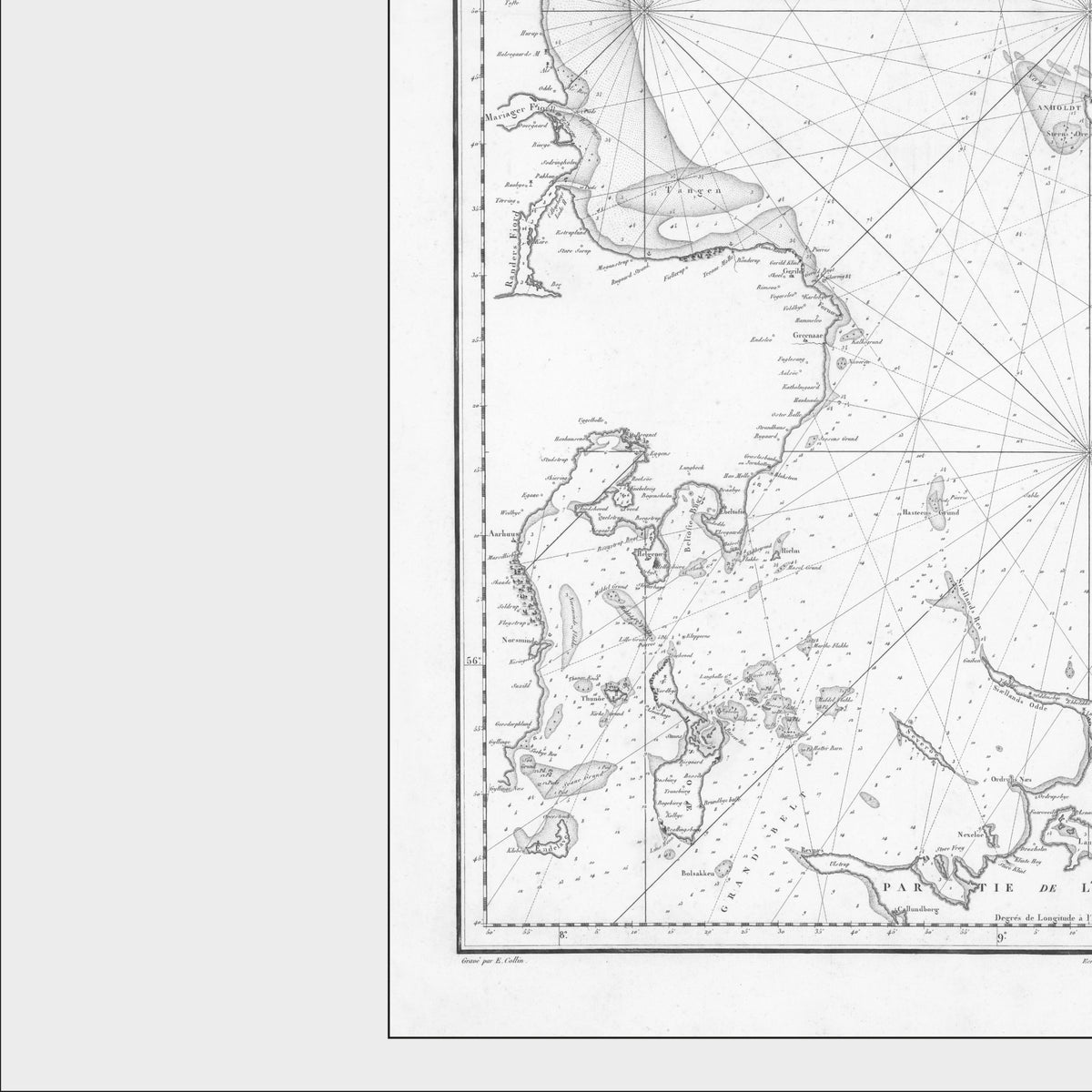 Kattegat | Seekarte | Karte von 1804