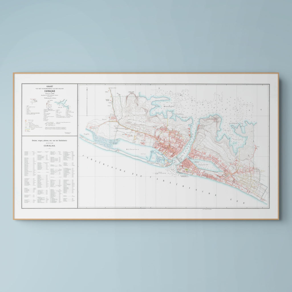 Curacao | Willemstad | Landkarte | 1912
