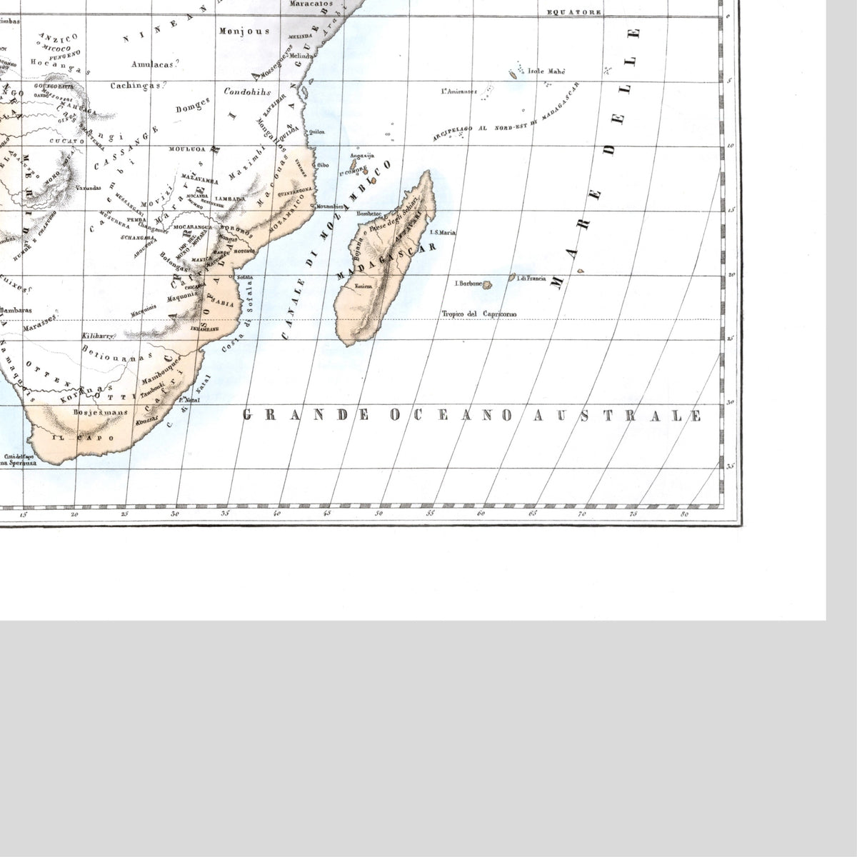 Kirchenatlas | Afrika | Vintage Map