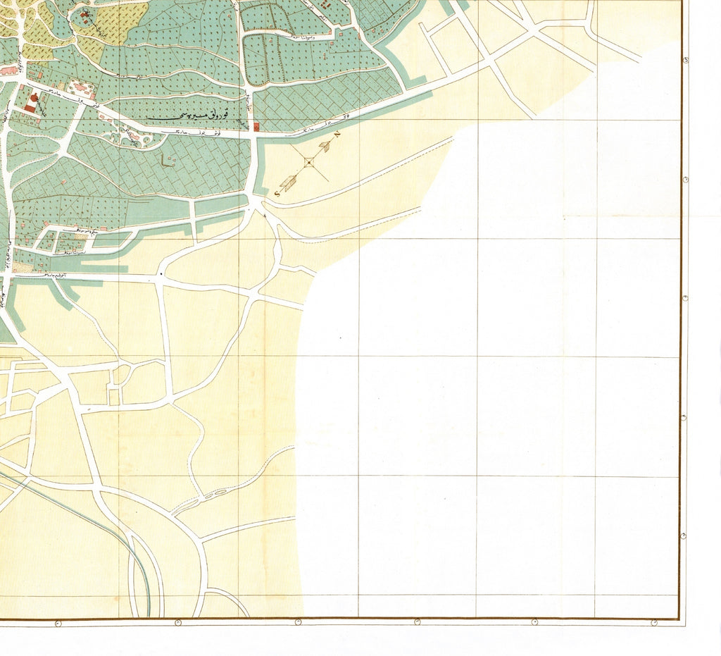 Istanbul Kadıköy & Üsküdar 1918 | Historischer Stadtplan