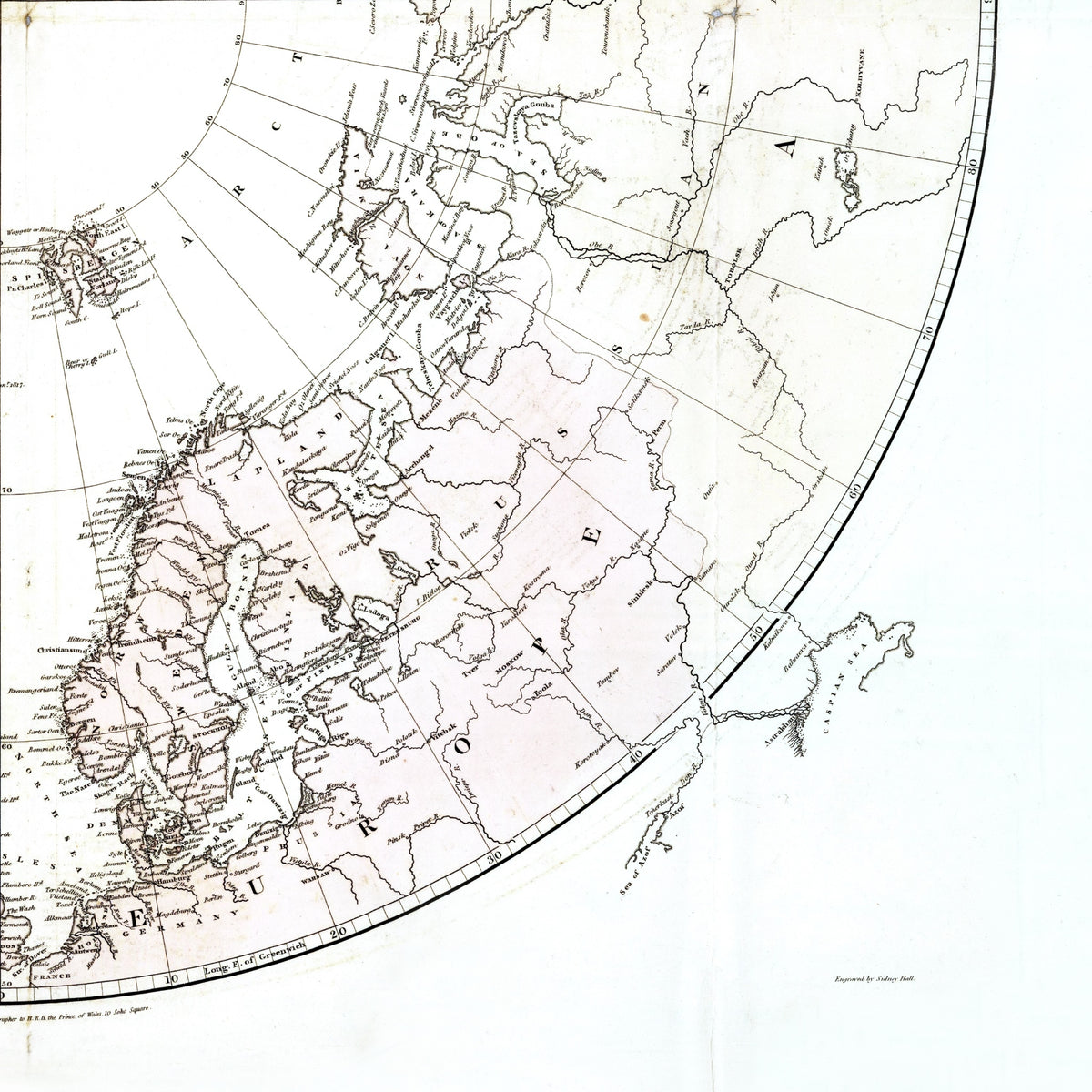 Arktis-Landkarte | 1818 | Vintage Map