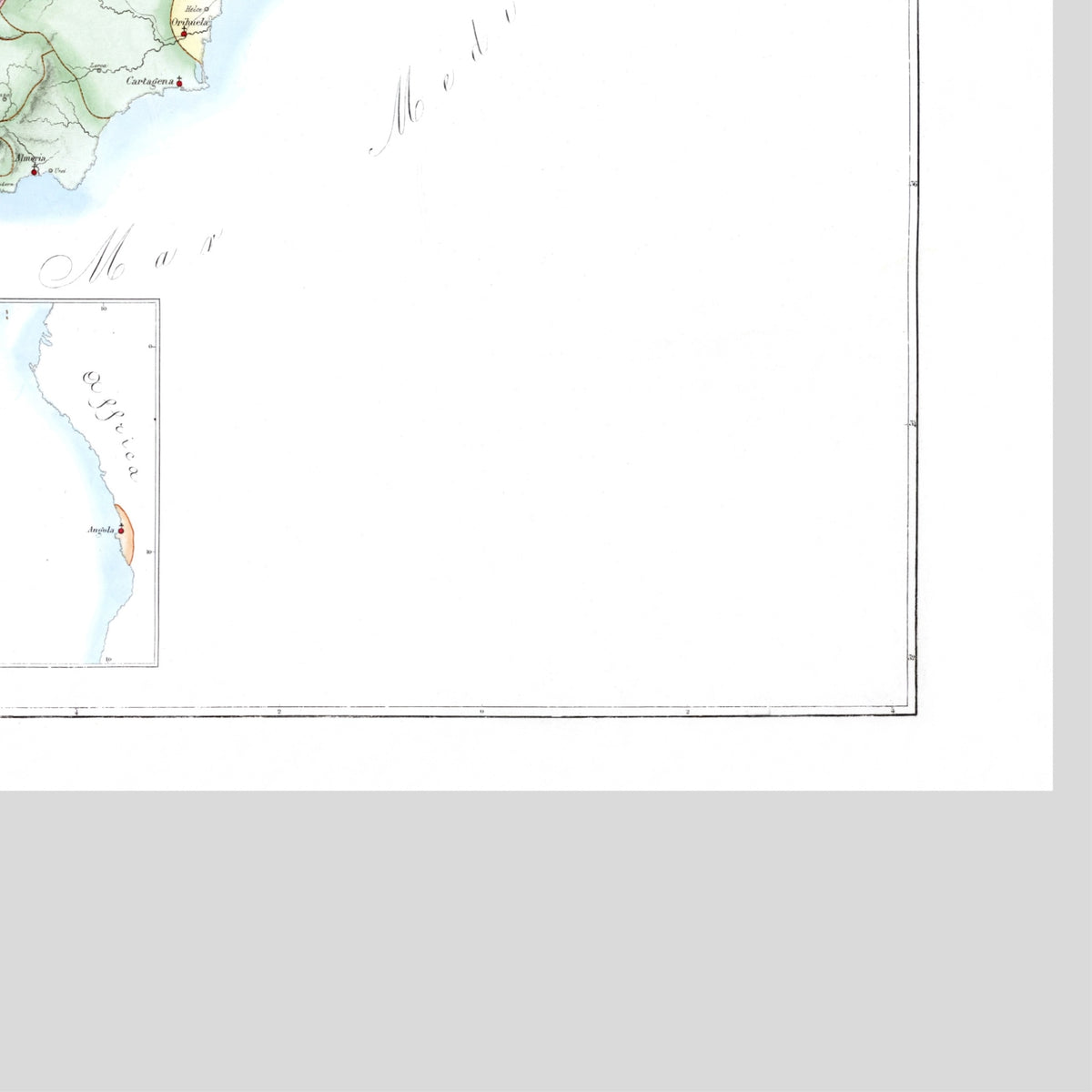 Kirchenatlas | Spanien | Portugal | Vintage Map