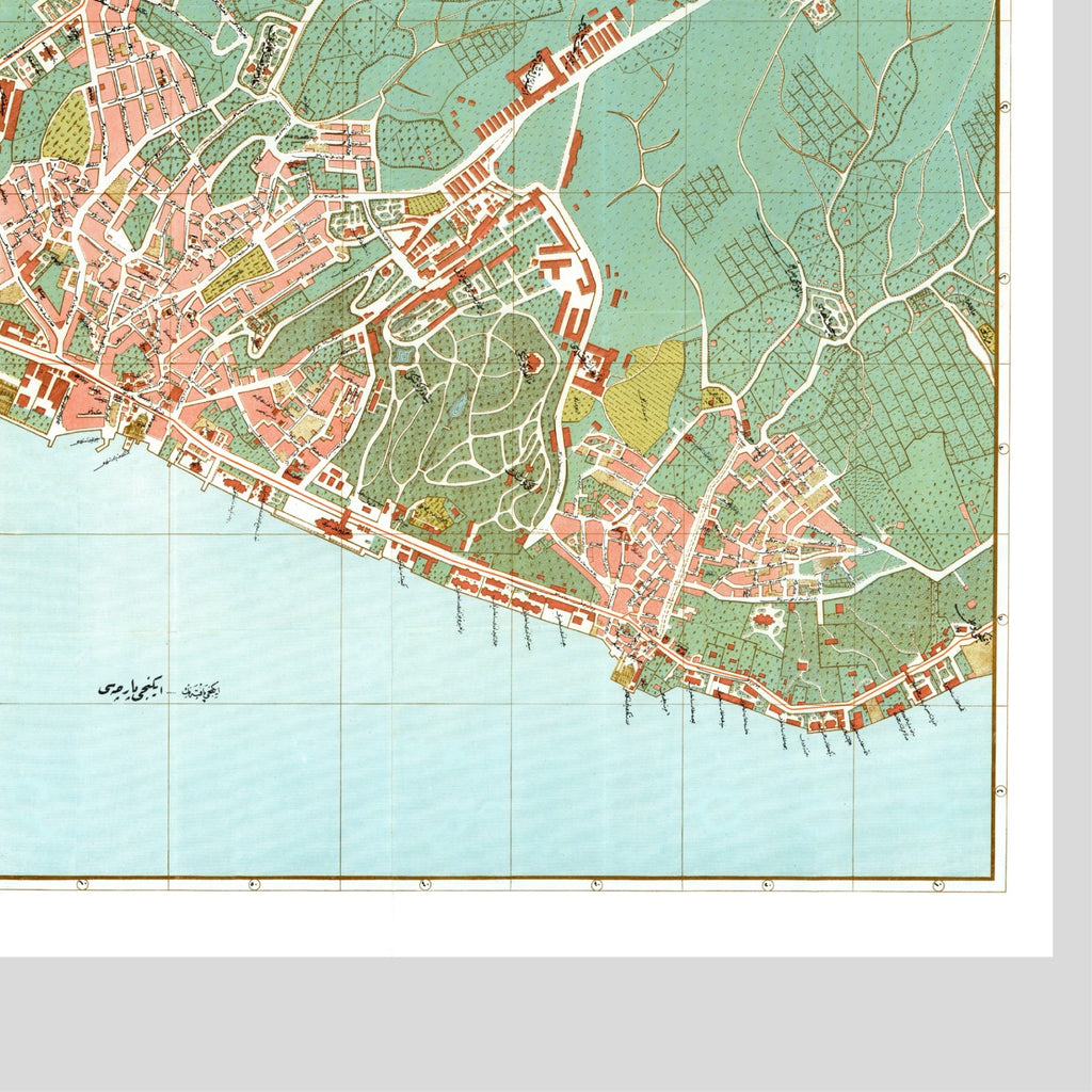 Istanbul Beyoğlu 1918 | Historischer Stadtplan